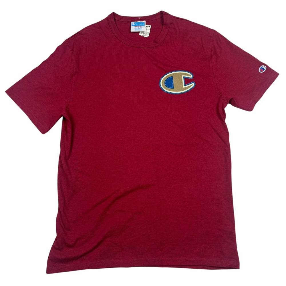 Champion Men's Maroon Short Sleeve Tee